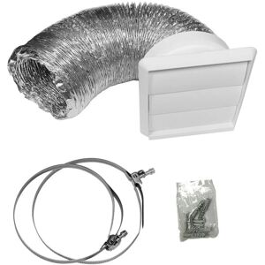 Myappliances - ART00843 150mm (6-inch) Silver Cooker Hood Venting Kit