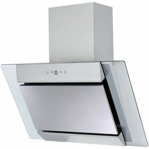 S.i.a - sia AGL61SS 60cm Angled Stainless Steel Chimney Cooker Hood Extractor Fan