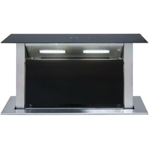 S.i.a - sia DD60BL 60cm Black Touch Control Downdraft Kitchen Cooker Hood Extractor Fan