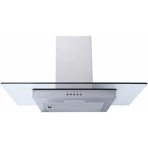 S.i.a - sia FL70SS 70cm Flat Glass Stainless Steel Chimney Cooker Hood Extractor Fan