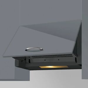 S.I.A SIA INT60BL 60cm Black Integrated Built In Cooker Hood Kitchen Extractor Fan