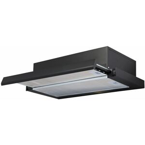 S.I.A Sia TSH60BL 60cm Black Telescopic Integrated Cooker Hood Kitchen Extractor Fan