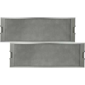 2x Filter Metal Grease Filter compatible with Miele da 262 i, da 263 i, da 263 i ext Extractor Fan metal - Vhbw