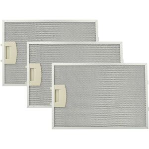 3x Metal Grease Filter compatible with Bosch DKE996A/06 Extractor Fan, metal - Vhbw