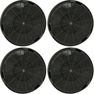 4x Activated Carbon Filter Replacement for Bosch 00748732, 00748733, DHZ5316/01 for Extractor Hood - 19.6 cm - Vhbw