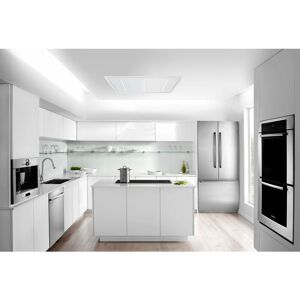 Opus Flush Fit Ceiling Hood 90x50 White - Ducted Or Recirculated - VP-CH95WHT, Ducted Version - White - Viandpro