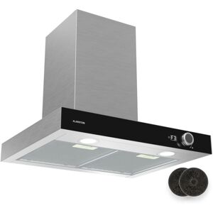 Klarstein - AirNova Cooker Hood - 60cm Wall Mounted Extractor, 620 m³/h Airflow, a++ Energy Efficiency, led Lighting 6500K, Quiet 49 dB, Stainless Klarstein - AirNova Cooker Hood - 60cm Wall Mounted Extractor, 620 m³/h Airflow, a++ Energy Efficiency, led Lighting 6500K, Quiet 49 dB, Stainless