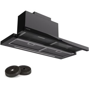 Klarstein Cooker Hood, Extractor Fan for Kitchen w/ Dishwasher Safe Aluminium Grease Filter, 640 m³/h Airflow, LEDs, Touch Controls Cooker Hoods, Klarstein Cooker Hood, Extractor Fan for Kitchen w/ Dishwasher Safe Aluminium Grease Filter, 640 m³/h Airflow, LEDs, Touch Controls Cooker Hoods,