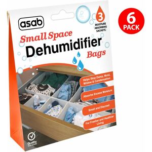 Asab - 6x 3Pk Dehumidifier Sachet Small Space