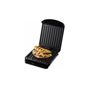 Salton/gf - George Foreman 25800 Small Fit Grill - Versatile Griddle, Hot Plate and Toastie Machine with Speedy Heat Up and Easy Cleaning, Black