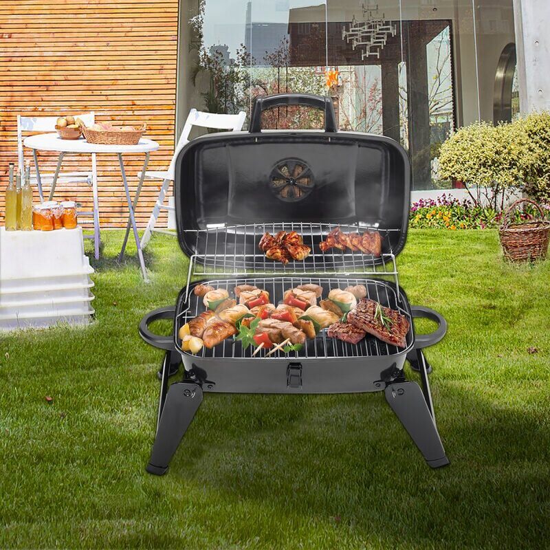 Warmiehomy - Portable Charcoal Grill bbq for Outdoor Patio