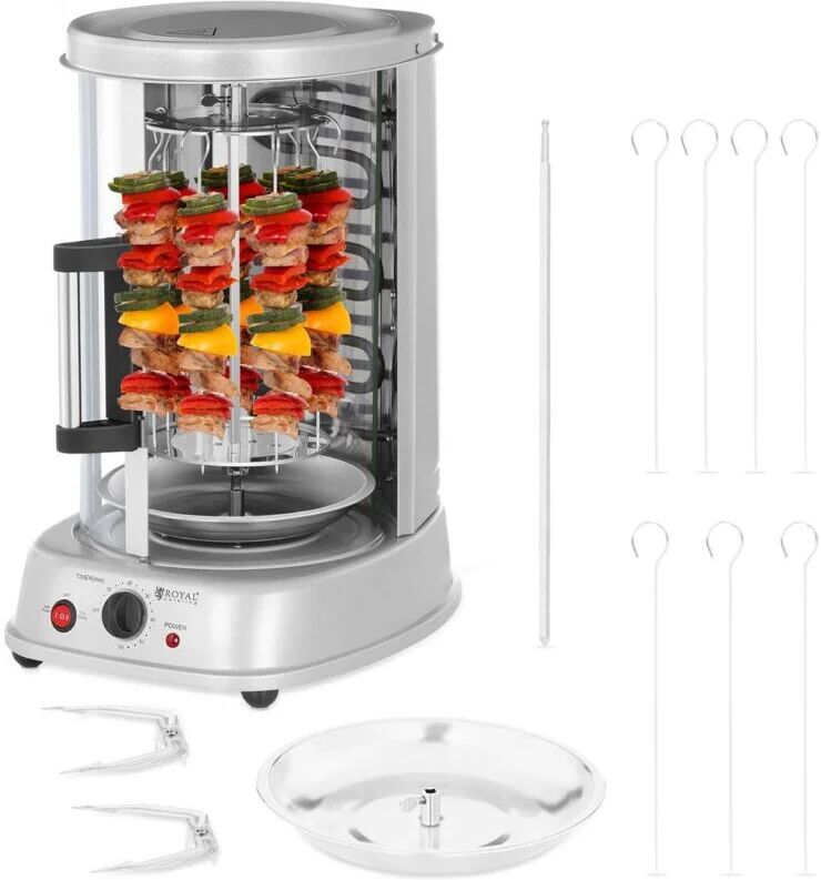 ROYAL CATERING Professional Tower Rotisserie Vetical Grill Kebab Shawarma Gastro Cooker Machine