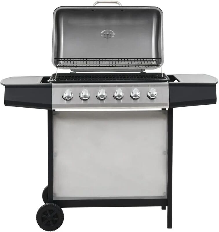 BERKFIELD HOME Royalton Gas bbq Grill with 6 Cooking Zones Stainless Steel Silver