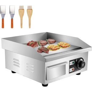 CNCEST Electric Griddle, 2000W Commercial Counter Top Stainless Steel Hot Plate Kitchen Grill, Stainless Steel Nonstick Barbecue, with 122°F-572°F CNCEST Electric Griddle, 2000W Commercial Counter Top Stainless Steel Hot Plate Kitchen Grill, Stainless Steel Nonstick Barbecue, with 122°F-572°F