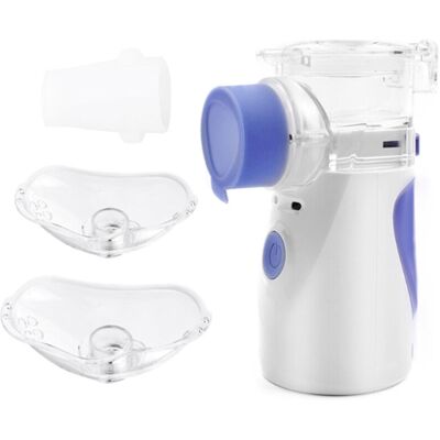BASETBL Nebulizer inhaler, portable and personal vapor atomizer with USB charger for children and adults, blue BASETBL Nebulizer inhaler, portable and personal vapor atomizer with USB charger for children and adults, blue