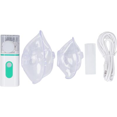 STUNACY Portable Nebulizer Handheld Mesh Atomizer Breathing Cool Mist Inhaler For Home Daily Travel 1.5w Green STUNACY Portable Nebulizer Handheld Mesh Atomizer Breathing Cool Mist Inhaler For Home Daily Travel 1.5w Green