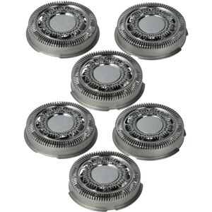 6x Shaver Heads Replacement for Philips SH70/50, SH70/60, SH70, SH71, SH71/50 for Electric Shaver, Silver - Vhbw 6x Shaver Heads Replacement for Philips SH70/50, SH70/60, SH70, SH71, SH71/50 for Electric Shaver, Silver - Vhbw