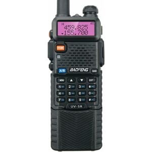 Groofoo - UV-5R 8W Walkie Talkie with 3800mAH Battery fm Radio High Power Dual Band 128 Channels Radio Communication Transceiver