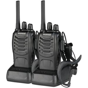 QHJ - Walkie Talkie BF-88E 2pcs 0.50W 1500mAh