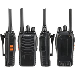 Denuotop - BF-88E 400-470MHz Handheld Walkie Talkie/Interphone Black