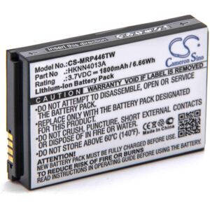 Battery compatible with Motorola DTR600, DTR700, DTR720 Radio, Walkie-Talkie (1800mAh, 3.7 v, Li-ion) - Vhbw