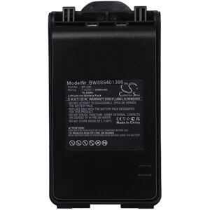 Battery Replacement for Icom BP-298 for Radio, Walkie-Talkie (2,200mAh, 7.4V, Li-Ion) - Vhbw