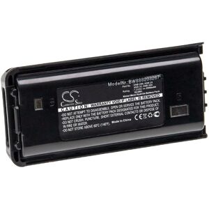 Battery Replacement for Kenwood KNB-29, KNB-29N, KNB-30, KNB-30A, KNB-53, KNB-53N for Radio, Walkie-Talkie (2500mAh, 7.2V, NiMH) - Vhbw