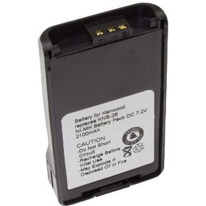 Battery Replacement for Kenwood KNB-55Li, KNB-56, KNB-56L, KNB-57, KNB-57Li, KNB-68LC for Radio, Walkie-Talkie (2100mAh, 7.2V, NiMH) - Vhbw