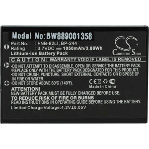 Battery Replacement for Kenwood UPB-4L for Radio, Walkie-Talkie (1050mAh, 3.7 v, Li-ion) - Vhbw