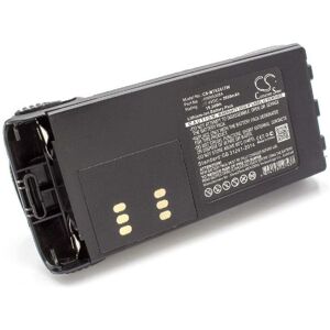 Battery Replacement for Motorola HNN9010A, HNN9010AR, HNN9011BR, HNN9011R, HNN9012BR, HNN9012R for Radio, Walkie-Talkie (2600mAh, 7.4V, Li-Ion) - Vhbw