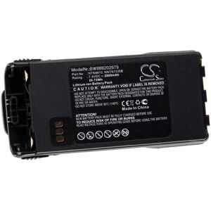 Battery Replacement for Motorola HNN9815, NNTN6263, NNTN7032, NNTN7032A, NNTN7032B, NNTN7335 for Radio, Walkie-Talkie (2800mAh, 7.4V, Li-Ion) - Vhbw