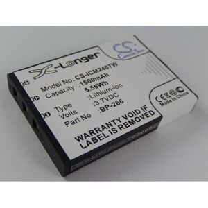 Battery Replacement for Polmar PB-19 for Radio, Walkie-Talkie (1500mAh, 3.7 v, Li-ion) - Vhbw