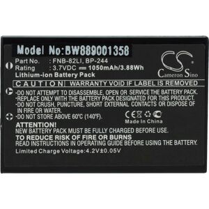 Battery Replacement for Vertex BC-8260, E-DC-21, FNB-82LI for Radio, Walkie-Talkie (1050mAh, 3.7 v, Li-ion) - Vhbw