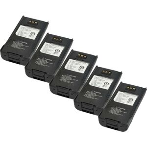 vhbw 5x Battery Replacement for Kenwood KNB-41NC, KNB-32N, KNB-31A, KNB-33L for Radio, Walkie-Talkie (2100 mAh, 7.2 V, NiMH)