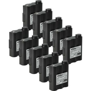vhbw 10x Battery compatible with Alan Midland LXT-435, LXT-410, LXT-350, LXT-310, LXT-210, LXT-305, LXT-303 Radio, Walkie-Talkie (700 mAh, 6 V, NiMH) vhbw 10x Battery compatible with Alan Midland LXT-435, LXT-410, LXT-350, LXT-310, LXT-210, LXT-305, LXT-303 Radio, Walkie-Talkie (700 mAh, 6 V, NiMH)