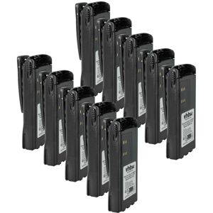 vhbw 10x Battery compatible with Motorola HT1550, HT750, HT1250-LS+, HT1250-LS, HT1550.XLS, HT1500 Radio, Walkie-Talkie (2600 mAh, 7.4 V, Li-Ion) vhbw 10x Battery compatible with Motorola HT1550, HT750, HT1250-LS+, HT1250-LS, HT1550.XLS, HT1500 Radio, Walkie-Talkie (2600 mAh, 7.4 V, Li-Ion)