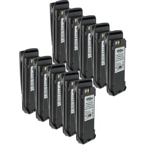 vhbw 10x Battery compatible with Motorola MOTOTRBO XPR 4380, XPR 6100, XPR 6300 Radio, Walkie-Talkie (1800 mAh, 7.4 V, Li-Ion) + Belt Clip vhbw 10x Battery compatible with Motorola MOTOTRBO XPR 4380, XPR 6100, XPR 6300 Radio, Walkie-Talkie (1800 mAh, 7.4 V, Li-Ion) + Belt Clip