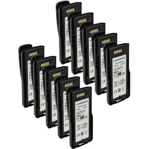 vhbw 10x Battery compatible with Motorola MTP6650 Radio, Walkie-Talkie (2900 mAh, 3.7 V, Li-Ion) vhbw 10x Battery compatible with Motorola MTP6650 Radio, Walkie-Talkie (2900 mAh, 3.7 V, Li-Ion)