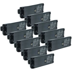 vhbw 10x Battery compatible with Motorola MTS2000, MTS2010, MTS2013, MTX8000 Radio, Walkie-Talkie (1800 mAh, 7.4 V, Li-Ion) + Belt Clip vhbw 10x Battery compatible with Motorola MTS2000, MTS2010, MTS2013, MTX8000 Radio, Walkie-Talkie (1800 mAh, 7.4 V, Li-Ion) + Belt Clip