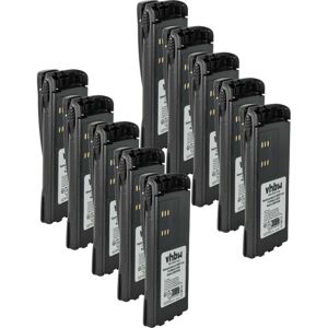 vhbw 10x Battery compatible with Motorola MTX850.LS, MTX950, MTX900, MTX850LS, MTX9250, MTX850-LS Radio, Walkie-Talkie (1800 mAh, 7.2 V, Li-Ion) vhbw 10x Battery compatible with Motorola MTX850.LS, MTX950, MTX900, MTX850LS, MTX9250, MTX850-LS Radio, Walkie-Talkie (1800 mAh, 7.2 V, Li-Ion)
