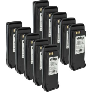 vhbw 10x Battery compatible with Motorola P8260, P8800, PR6380, P8268 Radio, Walkie-Talkie (2600 mAh, 7.4 V, Li-Ion) + Belt Clip vhbw 10x Battery compatible with Motorola P8260, P8800, PR6380, P8268 Radio, Walkie-Talkie (2600 mAh, 7.4 V, Li-Ion) + Belt Clip