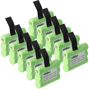 vhbw 10x Battery compatible with Motorola SX900, SX900R Radio, Walkie-Talkie (700 mAh, 3.6 V, NiMH) vhbw 10x Battery compatible with Motorola SX900, SX900R Radio, Walkie-Talkie (700 mAh, 3.6 V, NiMH)