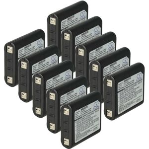vhbw 10x Battery compatible with Motorola Talkabout FV700R, FV700, FV600, MC225, MC220R, MC220, FV800 Radio, Walkie-Talkie (700 mAh, 3.6 V, NiMH) vhbw 10x Battery compatible with Motorola Talkabout FV700R, FV700, FV600, MC225, MC220R, MC220, FV800 Radio, Walkie-Talkie (700 mAh, 3.6 V, NiMH)