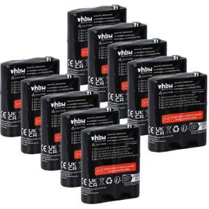 vhbw 10x Battery compatible with Motorola Talkabout T5920, T5725, T6000, T5950, T5800, T5900, T5820 Radio, Walkie-Talkie (1500 mAh, 3.6 V, NiMH) vhbw 10x Battery compatible with Motorola Talkabout T5920, T5725, T6000, T5950, T5800, T5900, T5820 Radio, Walkie-Talkie (1500 mAh, 3.6 V, NiMH)