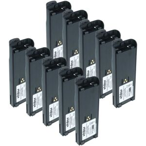 vhbw 10x Battery Replacement for Motorola NTN7143A, NTN7143, FuG11b, NTN7143R, NTN7143CR, NTN7143B for Radio, Walkie-Talkie (1200 mAh, 7.4 V, Li-Ion) vhbw 10x Battery Replacement for Motorola NTN7143A, NTN7143, FuG11b, NTN7143R, NTN7143CR, NTN7143B for Radio, Walkie-Talkie (1200 mAh, 7.4 V, Li-Ion)