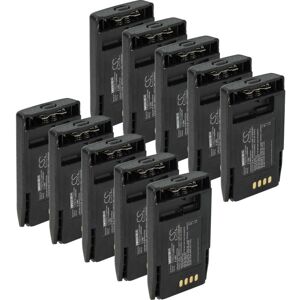 vhbw 10x Battery Replacement for Motorola PMNN4351A, PMNN4351B, PMNN6074 for Radio, Walkie-Talkie (2200 mAh, 3.7 V, Li-Ion) vhbw 10x Battery Replacement for Motorola PMNN4351A, PMNN4351B, PMNN6074 for Radio, Walkie-Talkie (2200 mAh, 3.7 V, Li-Ion)