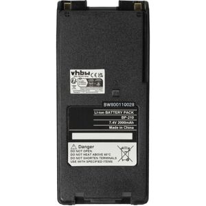 vhbw Icom BP-210N Battery - 2000mAh Lithium-Ion Radio Power vhbw Icom BP-210N Battery - 2000mAh Lithium-Ion Radio Power