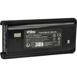 Vhbw - 1x Battery Replacement for Kenwood KNB-45L, KNB-45Li, KNB-45 for Radio, Walkie-Talkie (1800mAh, 7.4 v, Li-Ion) Vhbw - 1x Battery Replacement for Kenwood KNB-45L, KNB-45Li, KNB-45 for Radio, Walkie-Talkie (1800mAh, 7.4 v, Li-Ion)