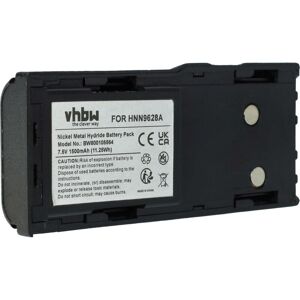 Vhbw - Battery Replacement for Motorola WPPN4012-R, WPNN4040AR, WPNN4044AR for Radio, Walkie-Talkie (1500mAh, 7.5 v, NiMH) + Belt Clip Vhbw - Battery Replacement for Motorola WPPN4012-R, WPNN4040AR, WPNN4044AR for Radio, Walkie-Talkie (1500mAh, 7.5 v, NiMH) + Belt Clip