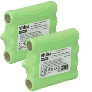 Vhbw - 2x Battery compatible with Cobra FRS250 micro, FRS300, FRS305, FRS307, FRS220, FRS235, FRS250 Radio, Walkie-Talkie (600 mAh, 4.8 v, NiMH) Vhbw - 2x Battery compatible with Cobra FRS250 micro, FRS300, FRS305, FRS307, FRS220, FRS235, FRS250 Radio, Walkie-Talkie (600 mAh, 4.8 v, NiMH)